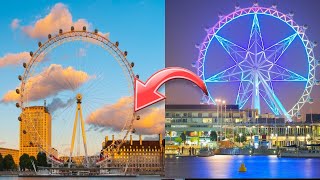 Top 10 Largest Wheels in the Worldferriswheel travel adventurefactzone [upl. by Aleakam]