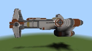 Minecraft Star Wars Full Scale Hammerhead Corvette  PS5 [upl. by Dusen]