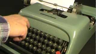 Restore Vintage Manual Typewriter UNDERWOOD OLIVETTI STUDIO 44 repair [upl. by Nollek]