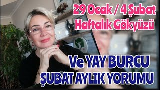 2024 ŞUBAT  YAY BURCU Aylık Burç Yorumu ve 29 Ocak4 Şubat Haftalık Gökyüzü Değerlendirmesi [upl. by Nonnelg]