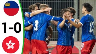 Liechtenstein vs Hong Kong 10 All Goals and Extended Highlights [upl. by Ecnerual]