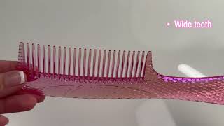 Allegro Combs 1004 Pisces texture PINK [upl. by Helene]