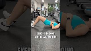 Hamstring tear leg workout🍑 full video up now🎥 [upl. by Llewon836]