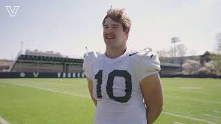 Vandy Football  Langston Patterson Interview Spring Football [upl. by Mcclain30]