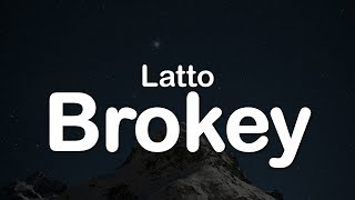 Latto  Brokey Clean Lyrics [upl. by Nuri148]