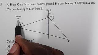 Calculating bearings made easy Step  by  step guide part 1 bearings GSCEMathematicsZone12 [upl. by Dahaf]