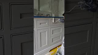 Farrelly amp Co  Interior Painting Dublin  Bathroom Vanity [upl. by Ahsener]