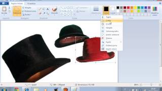 COME FARE UN FOTOMONTAGGIO CON PAINT [upl. by Ilene]