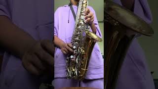 Kiyaapan  Wasthi Sax cover by Amelia fy saxophone saxcover music wasthiproduction wasthi [upl. by Ssor239]