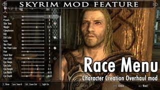 Skyrim Mod Feature RaceMenu by expired [upl. by Ilrebma]