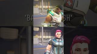 Baptiste and Zarya interaction  Overwatch 2 [upl. by Afihtan]