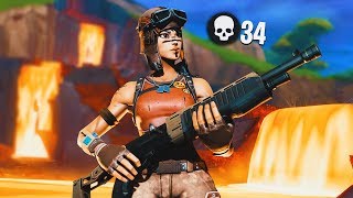 34 KILLS SOLO SQUAD CONTROLLER ON PC  Fortnite Solo vs Squad 30 Bomb  ChronicRC Apokalypto [upl. by Solita]