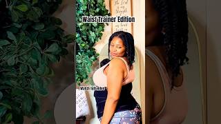 Waist Training to BURN Belly amp Back FAT🔥Watch full video👆🏾bellyfat plussize weightloss short [upl. by Ednargel]