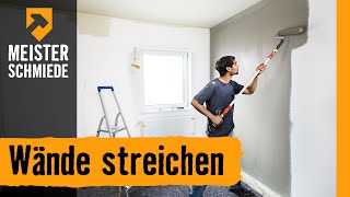 Wände streichen  HORNBACH Meisterschmiede [upl. by Abraham]