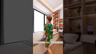 Efficient Bedroom Design for Growing Families shorts [upl. by Jenesia874]