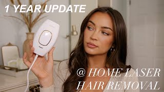 1 YEAR AT HOME LASER HAIR REMOVAL UPDATE REGROWTH IS IT FOR EVERYONE [upl. by Odraode]