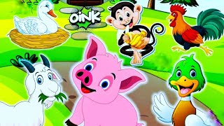 Animals Dance Video For Children👶। The animal song । Animals song। cocomelon animal band । cartoon [upl. by Yelkao]