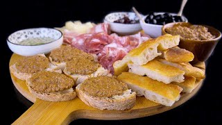 Crostini toscani di Natale antipasto gustoso [upl. by Anitroc]