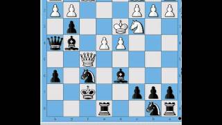 Chess themes Froms Gambit and Birds Opening with 4 g5 inc tactics traps etc [upl. by Agueda]