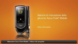 AccuChek Mobile Utilizzo del pungidito [upl. by Anisamoht]