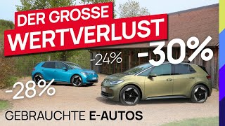 Gebrauchte Elektroautos  Der große Wertverlust [upl. by Issiah691]