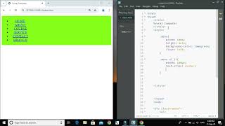 Create Menu Using HTML CSS by Yuvraj Sir basiccomputertutorial exampurcomputerclass [upl. by Navap]