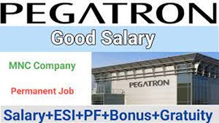 Pegatron Company Jobs  BEampMBA Graduates  Marai malai Nagar [upl. by Koralie]