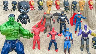 SUPERHERO AVENGERS BERLUMPUR HULK SMASH vs IRON MAN vs CAPTAIN AMERICA vs SPIDERMAN vs THANOS 23 [upl. by Artie212]