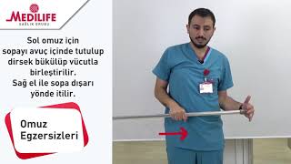 Fizik Tedavi videoları  3 Omuz egzersizleri [upl. by Ivar]