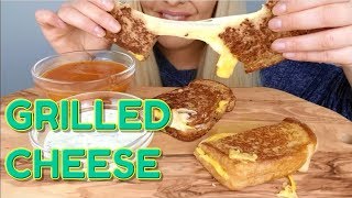 CHEESY GRILLED CHEESE SANDWICH ASMR Eating Sounds No Talking [upl. by Thain]