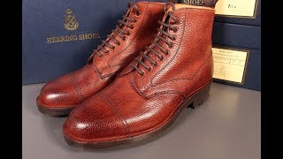 HERRING SHOES by Cheaney quotWINDERMEREquot Veldtschoen Boot [upl. by Resneps497]