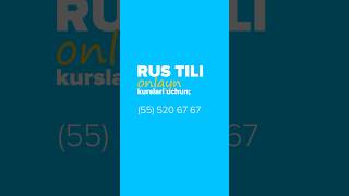 Rus tili onlayn kurs [upl. by Redan]