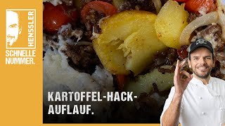 Schnelles KartoffelHackAuflauf Rezept von Steffen Henssler [upl. by Amoakuh545]