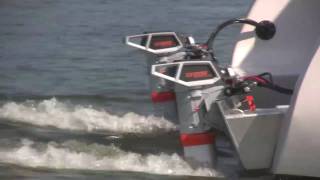 New Electric Boat  A 32 Foot Torqeedo Powered Catamaran The Blue Planet 32E [upl. by Hplodnar]