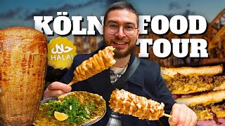 😍 XXL FOOD TOUR IN KÖLN  Die besten Halal Food Spots der Stadt  Halal Food Guide [upl. by Childs]