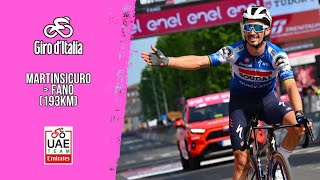 GIRO 2024  ÉTAPE 12  MARTINSICURO › FANO 193KM [upl. by Judson71]