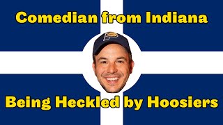 Comedian From Indiana Heckled by Hoosiers in New York [upl. by Ilona]