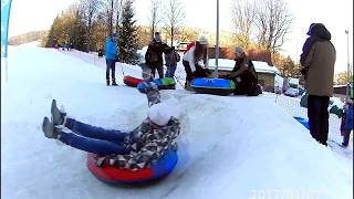 СноутюбингEXTREME Snowtubing Zakopane PolandSNOWTUBING MOUNTAIN [upl. by Reprah]