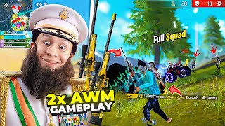 2x Awm Gameplay in Grandmaster Top 1 Lobby 😱 Tonde Gamer  Free Fire Max [upl. by Htiekal]