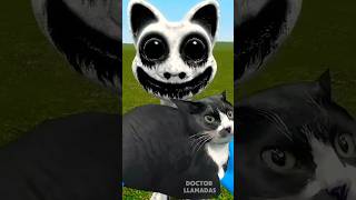 GATO PITUFO HABLA CON SMILE CAT LLAMADA ZOONOMALY Shorts gmod [upl. by Kama]