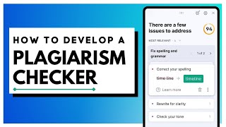 HOW TO DEVELOP A PLAGIARISM CHECKER SYSTEM [upl. by Airbmac50]