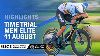 Men Elite Time Trial Highlights  2023 UCI Cycling World Championships [upl. by Pittel]