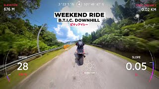 BTIC Downhill kawasaki z800 insta360onex3 [upl. by Lat]