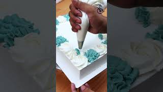 Buttercream Cake Decoration  Simple Cake Decoration Ideas 03 [upl. by Aliled]