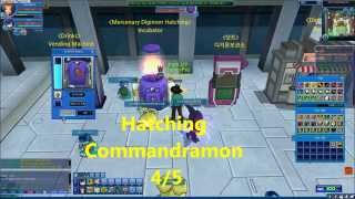 Digimon Masters Online  Hatching Commandramon 45 [upl. by Mines]