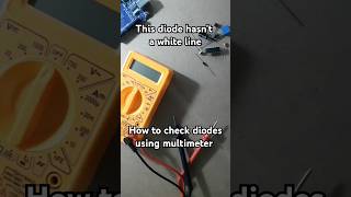 How to check diode using multimeter🤑🤔positive terminalnegative terminal findingmechanicboy4031 [upl. by Auqinaj]