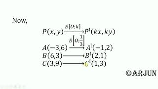 Enlargement centered at origin with scale factor k [upl. by Guerra]