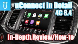 uConnect 84 in 4C for 2018 In Depth Review  How to [upl. by Eemyaj]