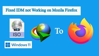 How to fix firefox browser not working with IDM [upl. by Maharva704]