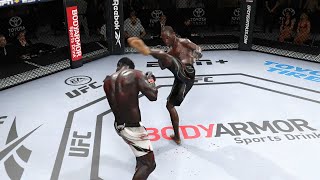 UFC 271  Jared Cannonier vs Derek Brunson  UFC Middleweight Bout 2122022 Full Match  UFC 4 [upl. by Enetsirhc]